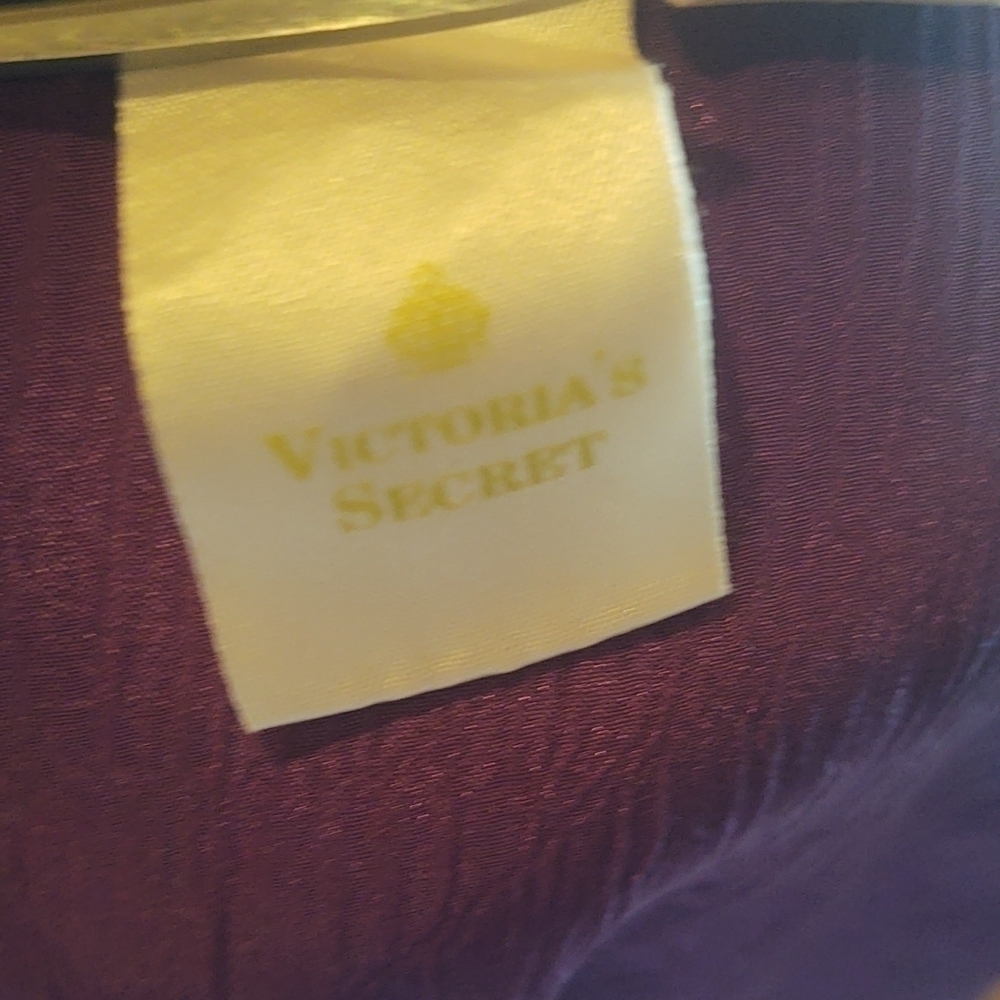 Vintage Victoria's Secret Gold Crown Label Purple Pajama Set Sz S - Picture 12 of 13